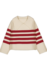 Mayoral Stripes Sweater, Almond