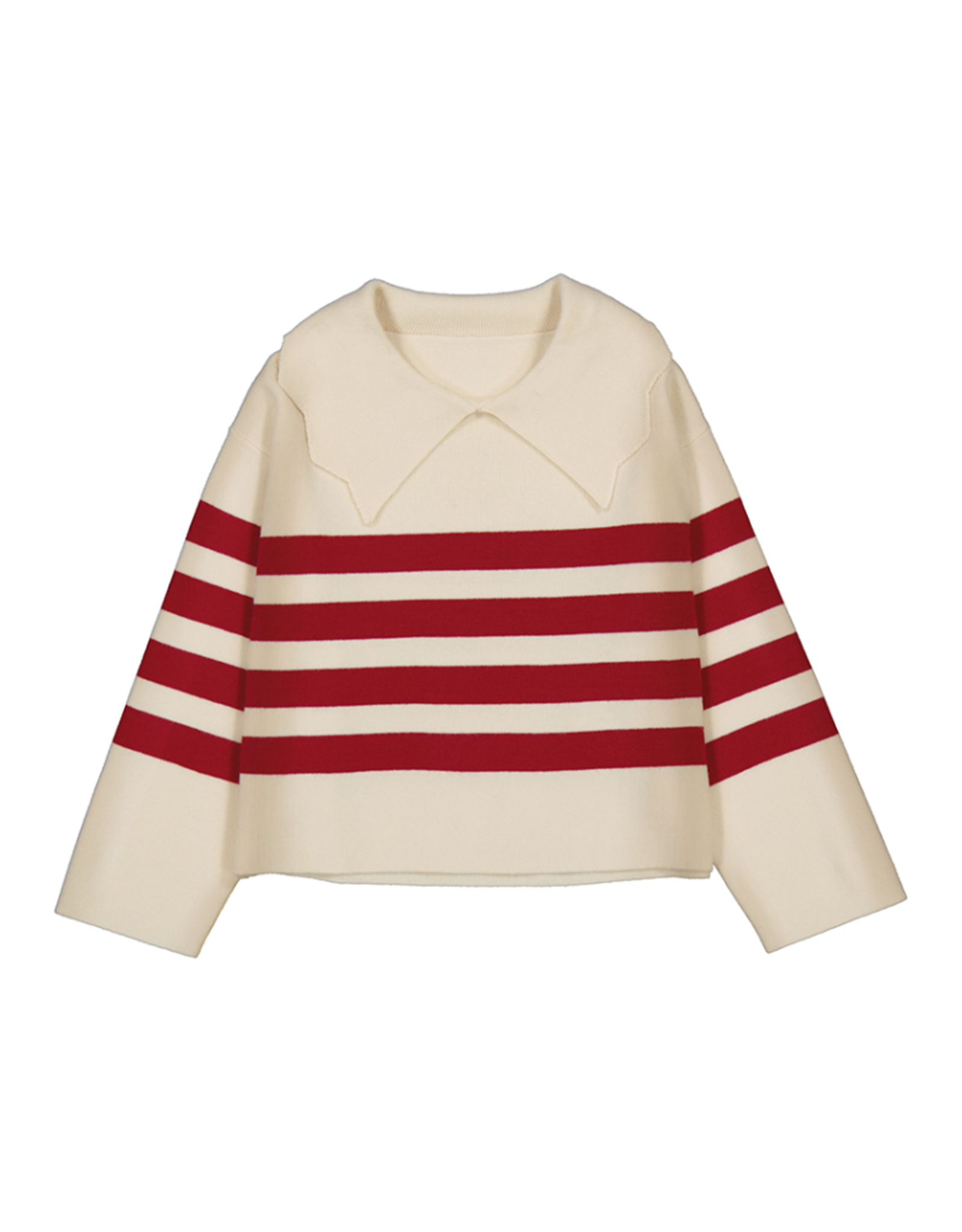 Mayoral Stripes Sweater, Almond