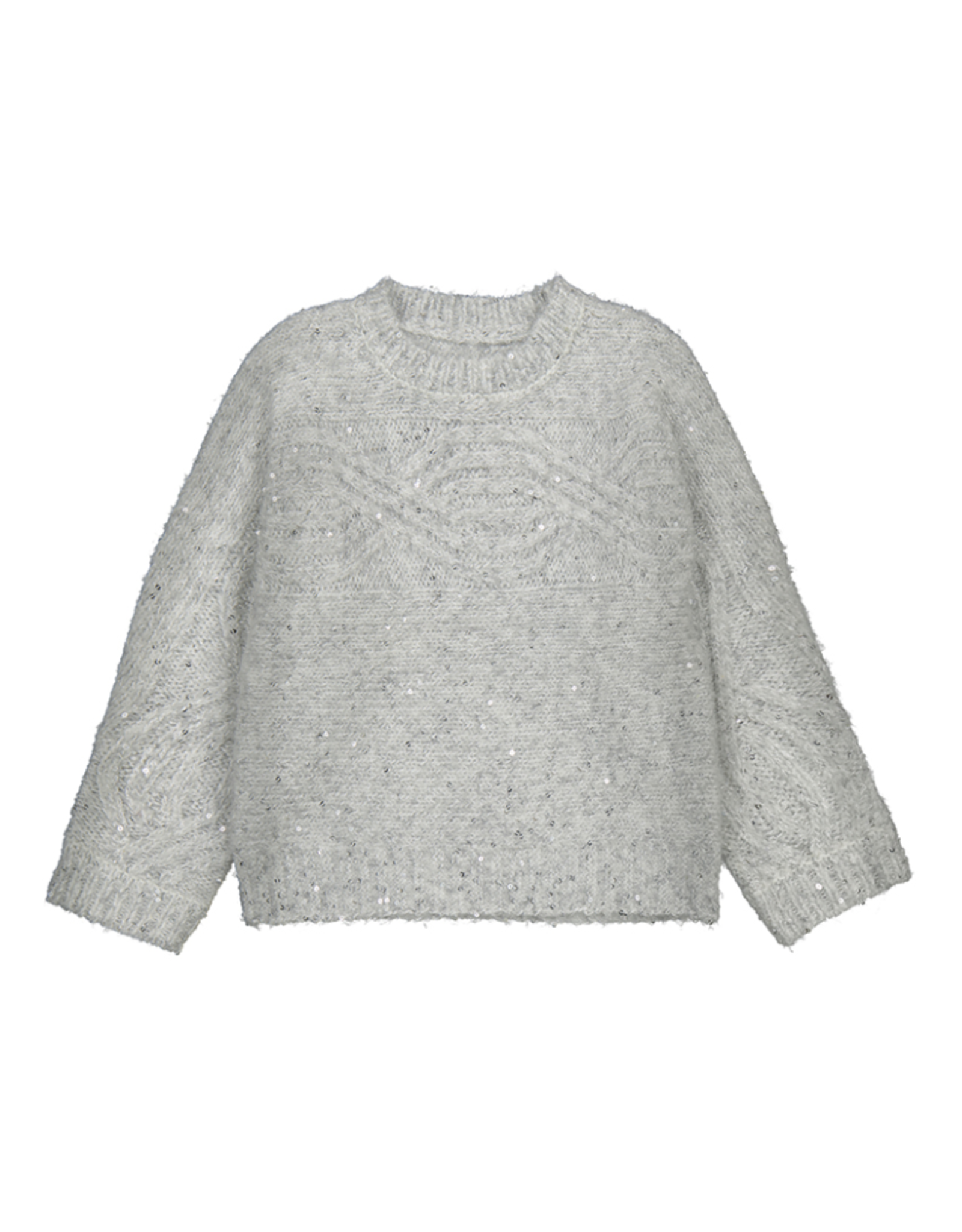Mayoral Sequin Sweater, Silver