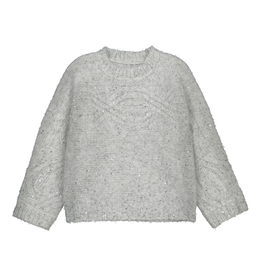 Mayoral Sequin Sweater, Silver
