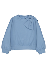 Mayoral Gauze Pullover w/ Bow, Ocean