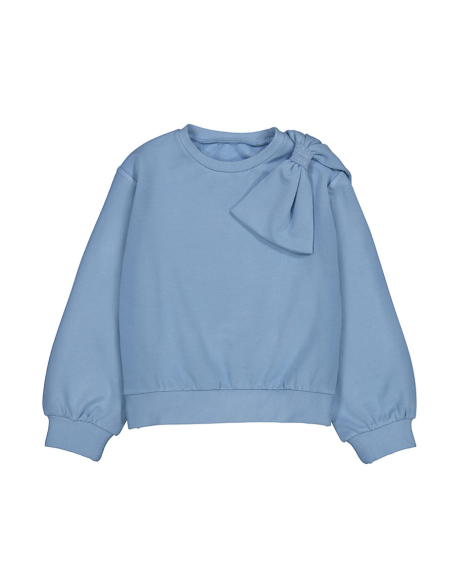 Mayoral Gauze Pullover w/ Bow, Ocean