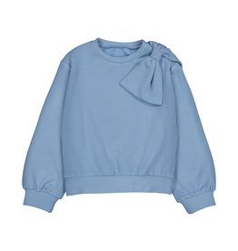Mayoral Gauze Pullover w/ Bow, Ocean