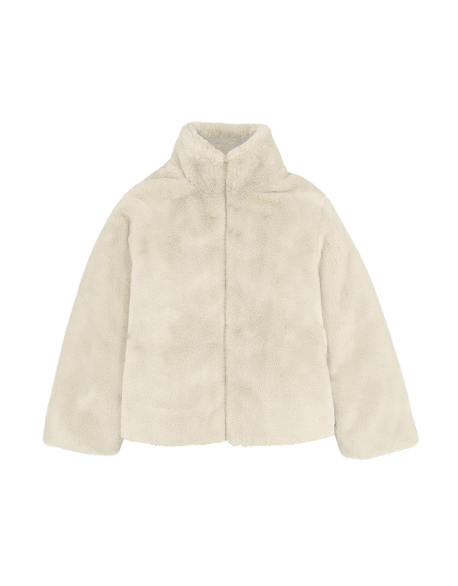 Mayoral Fur Coat, Sand