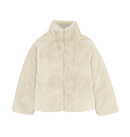 Mayoral Fur Coat, Sand