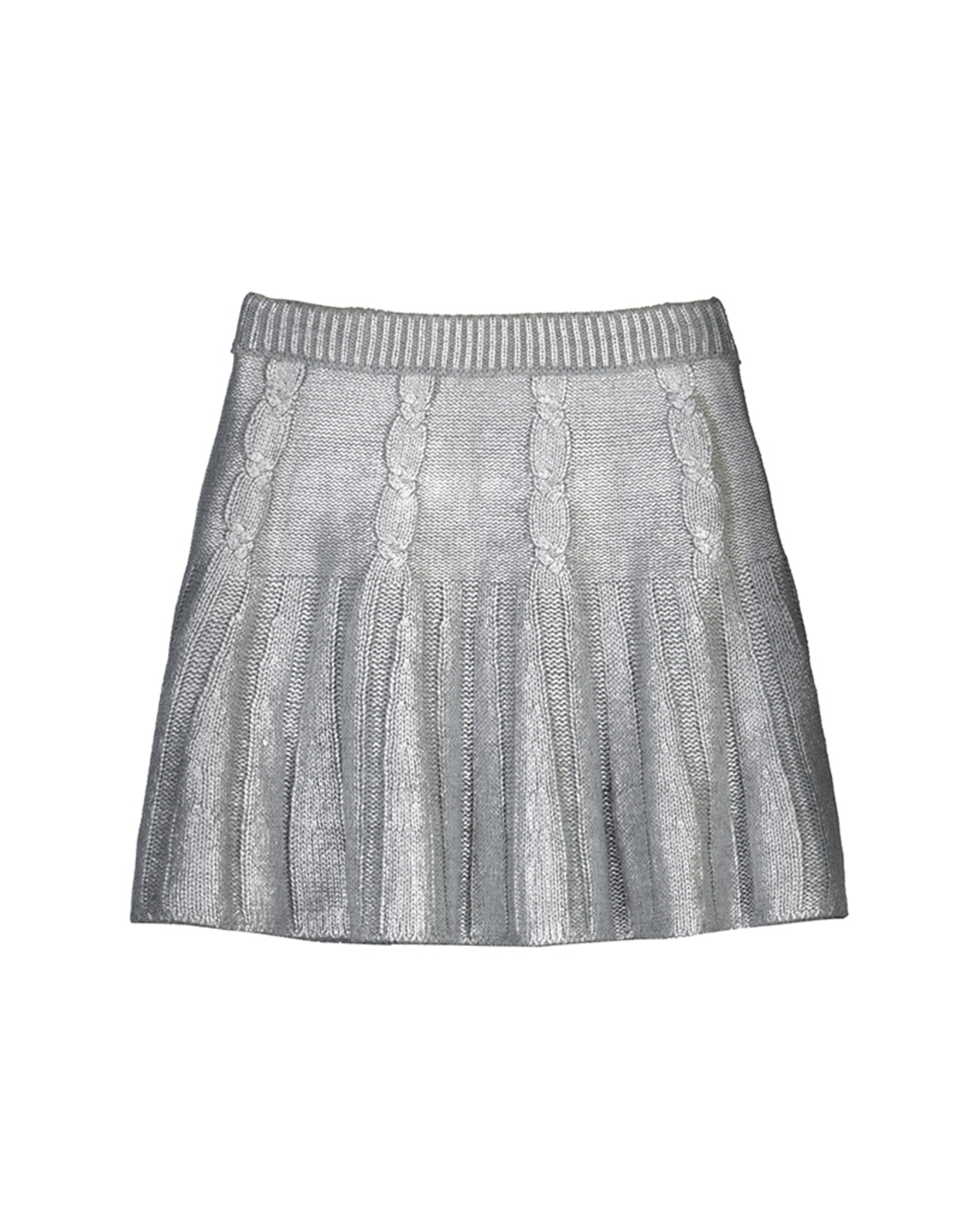 Mayoral Knit Skirt, Silver