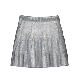 Mayoral Knit Skirt, Silver