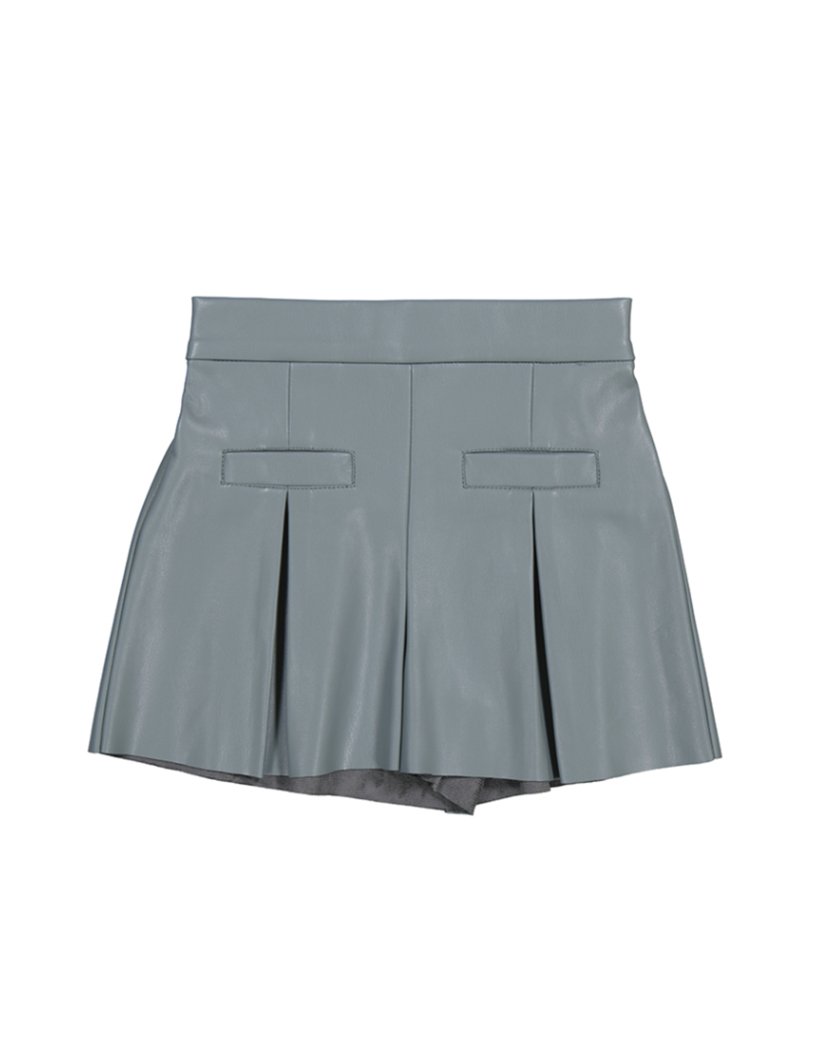 Mayoral Faux Leather Sage Shorts