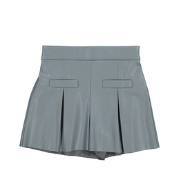 Mayoral Faux Leather Sage Shorts