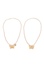Great Pretenders BFF Butterfly Share & Tear Necklace, 2pc