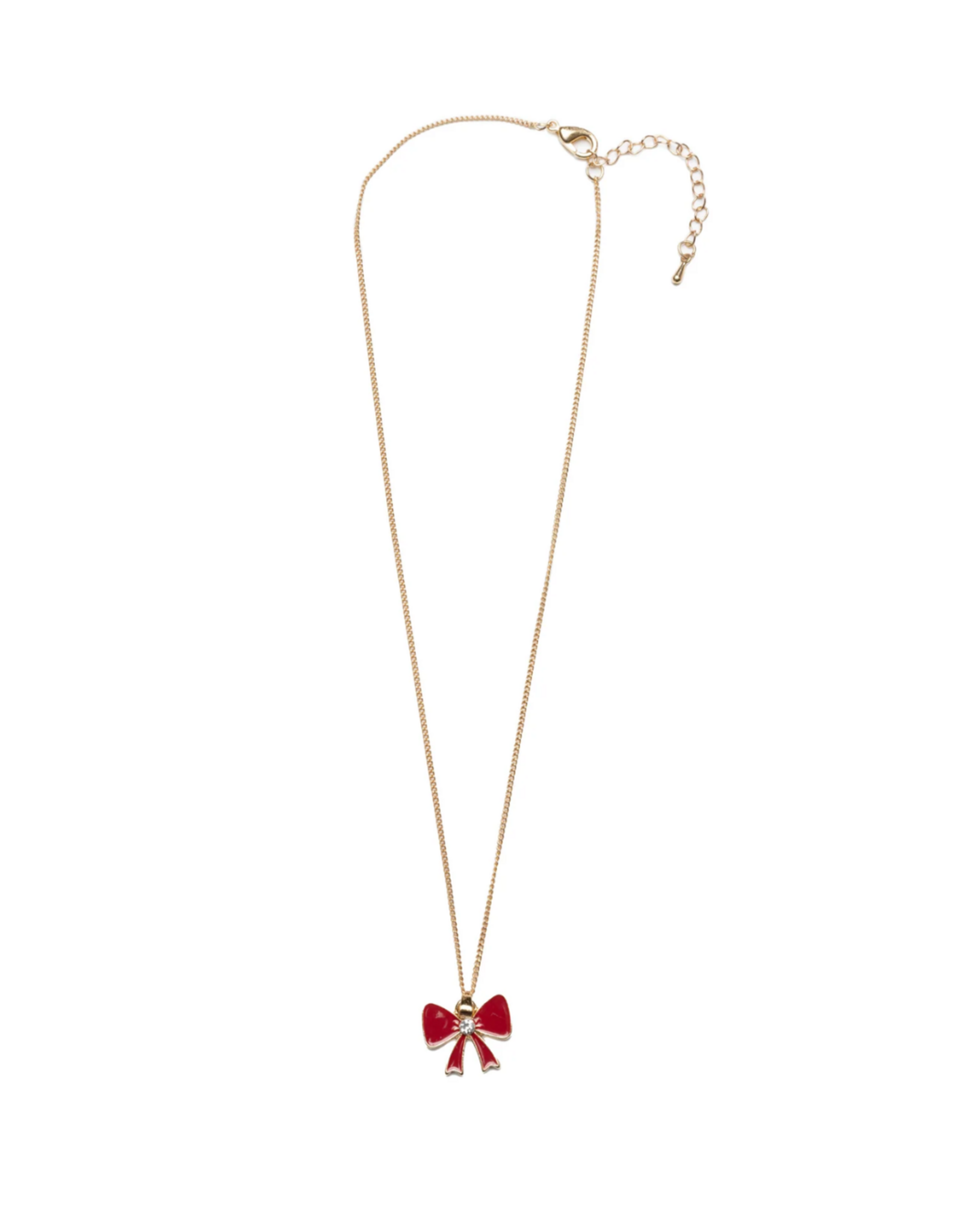 Great Pretenders Holiday Bow Necklace