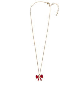 Great Pretenders Holiday Bow Necklace