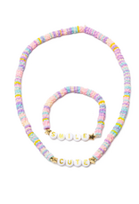 Great Pretenders Cute Smile Necklace & Bracelet Set, 2pc