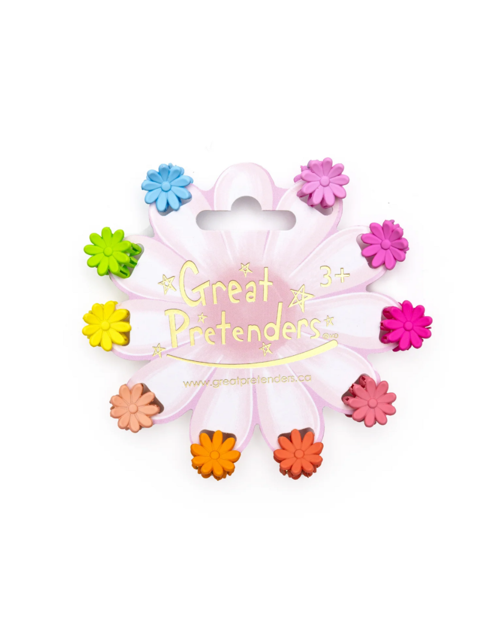 Great Pretenders Daisy Delight Mini Hair Clips, Set of 10