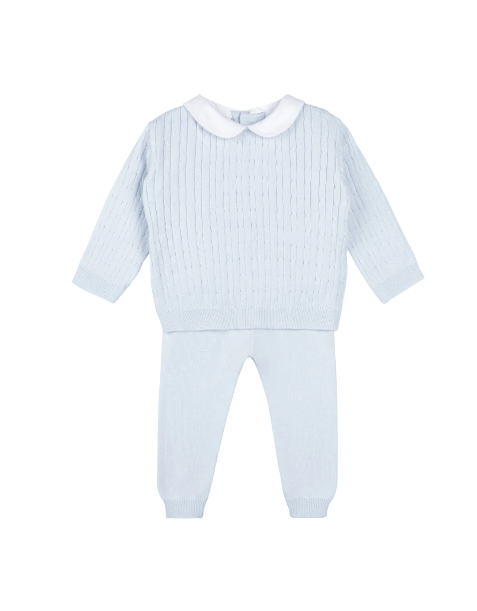 Feltman Brothers Boys Peter Pan Cable Knit Set, Blue