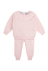 Feltman Brothers Girls Quilted Knit Set, Pink