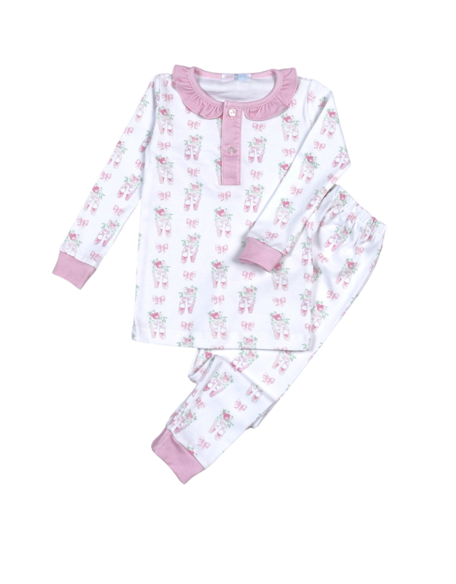 Baby Loren Twinkle Toes Pima Pajamas Set