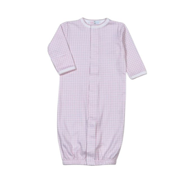 Baby Loren Pink Gingham Converter Gown