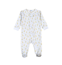 Baby Loren Baby Ducks in the Pond Zip Footie