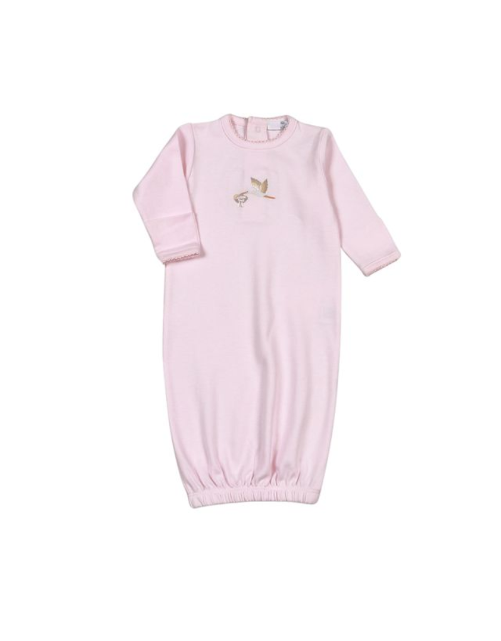 Baby Loren Pink Welcome Baby Hand Emb Gown