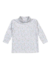 Baby Loren Vivian Floral Pima Turtleneck