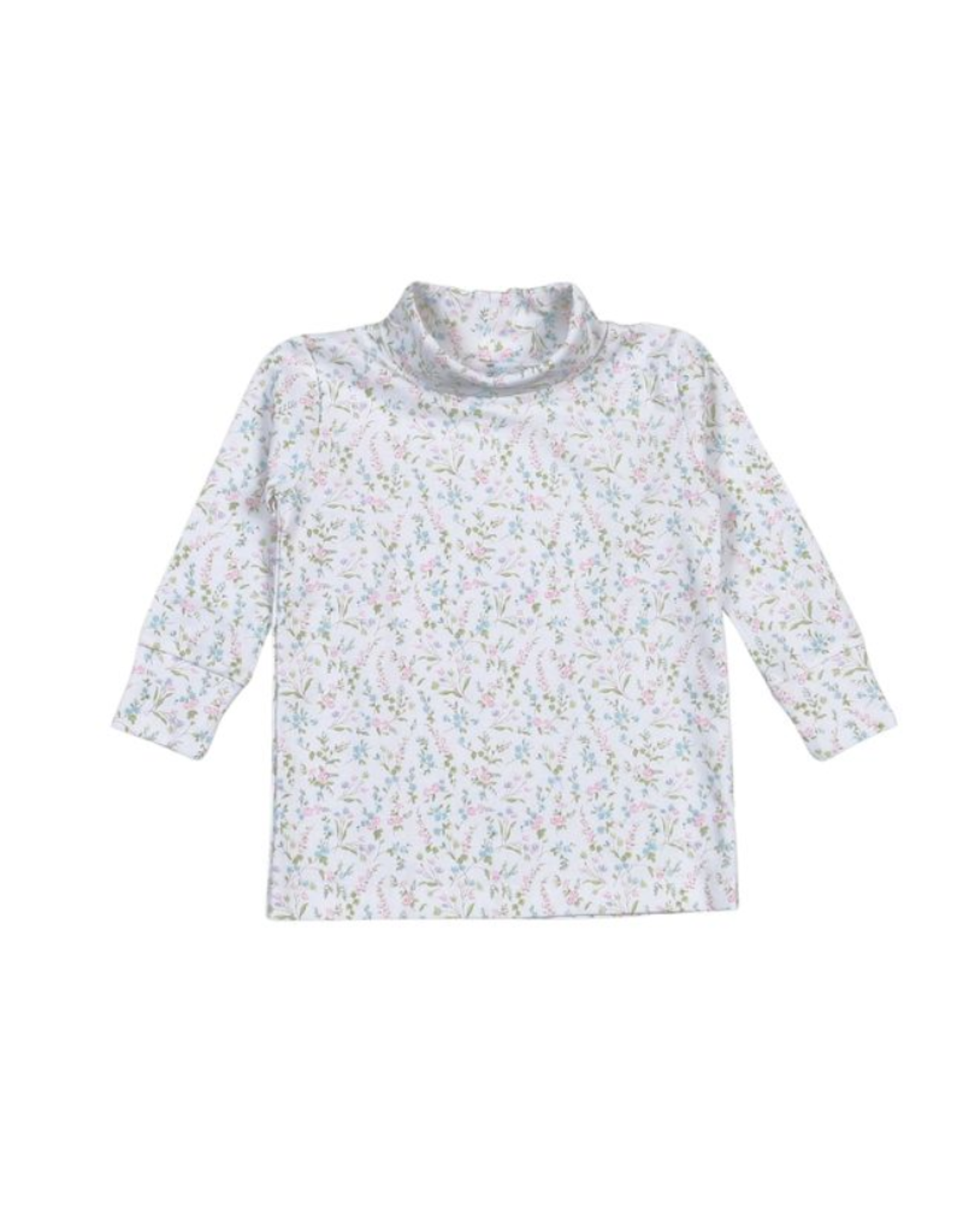 Baby Loren Vivian Floral Pima Turtleneck