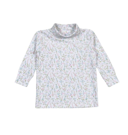 Baby Loren Vivian Floral Pima Turtleneck