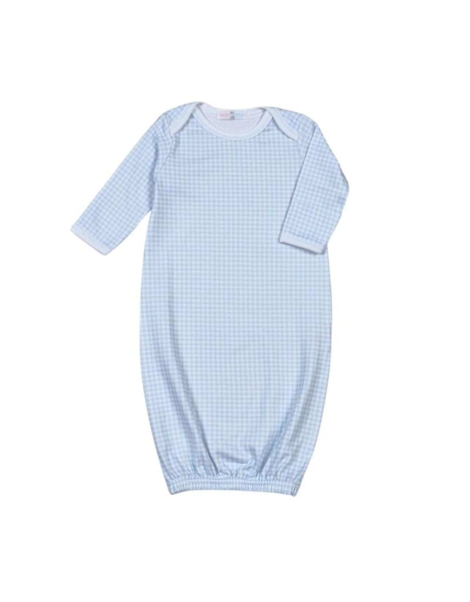 Baby Loren Blue Gingham Gown