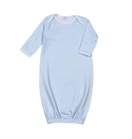 Baby Loren Blue Gingham Gown