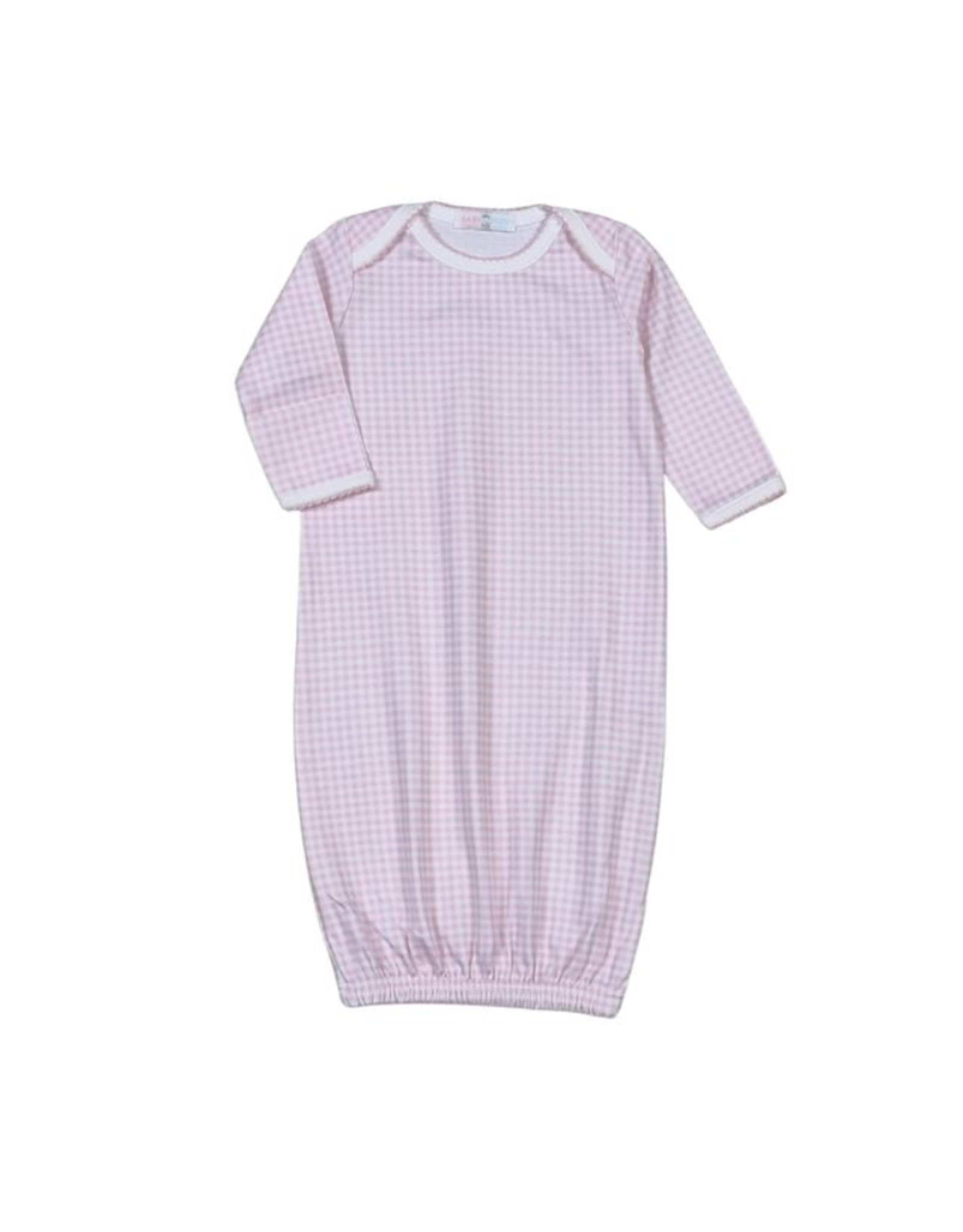 Baby Loren Pink Gingham Gown