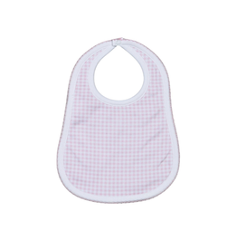 Baby Loren Pink Gingham Bib