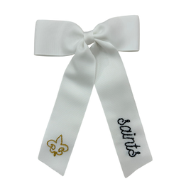 Hallie Sobie Co. Hand Stitched Bow, Saints