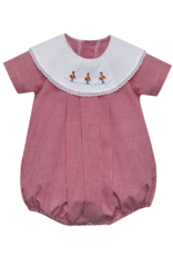 Baby Sen Red Gingham Soldier Bailey Bubble