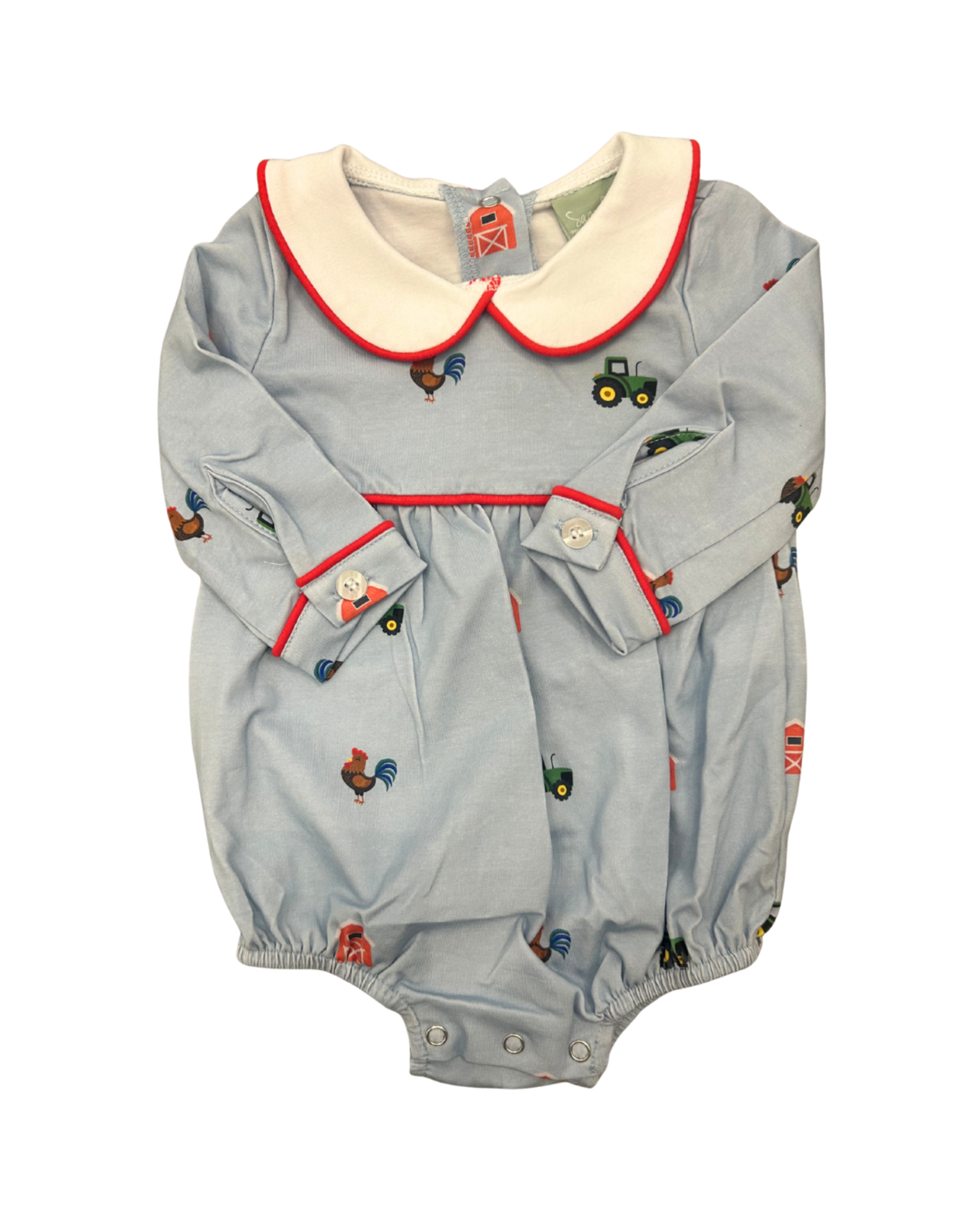 Sage and Lilly Boys Farm Short Bubble