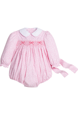 Little English Smocked Natalie Bubble, Pink Vinings
