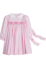 Little English Smocked Natalie Dress, Pink Vinings