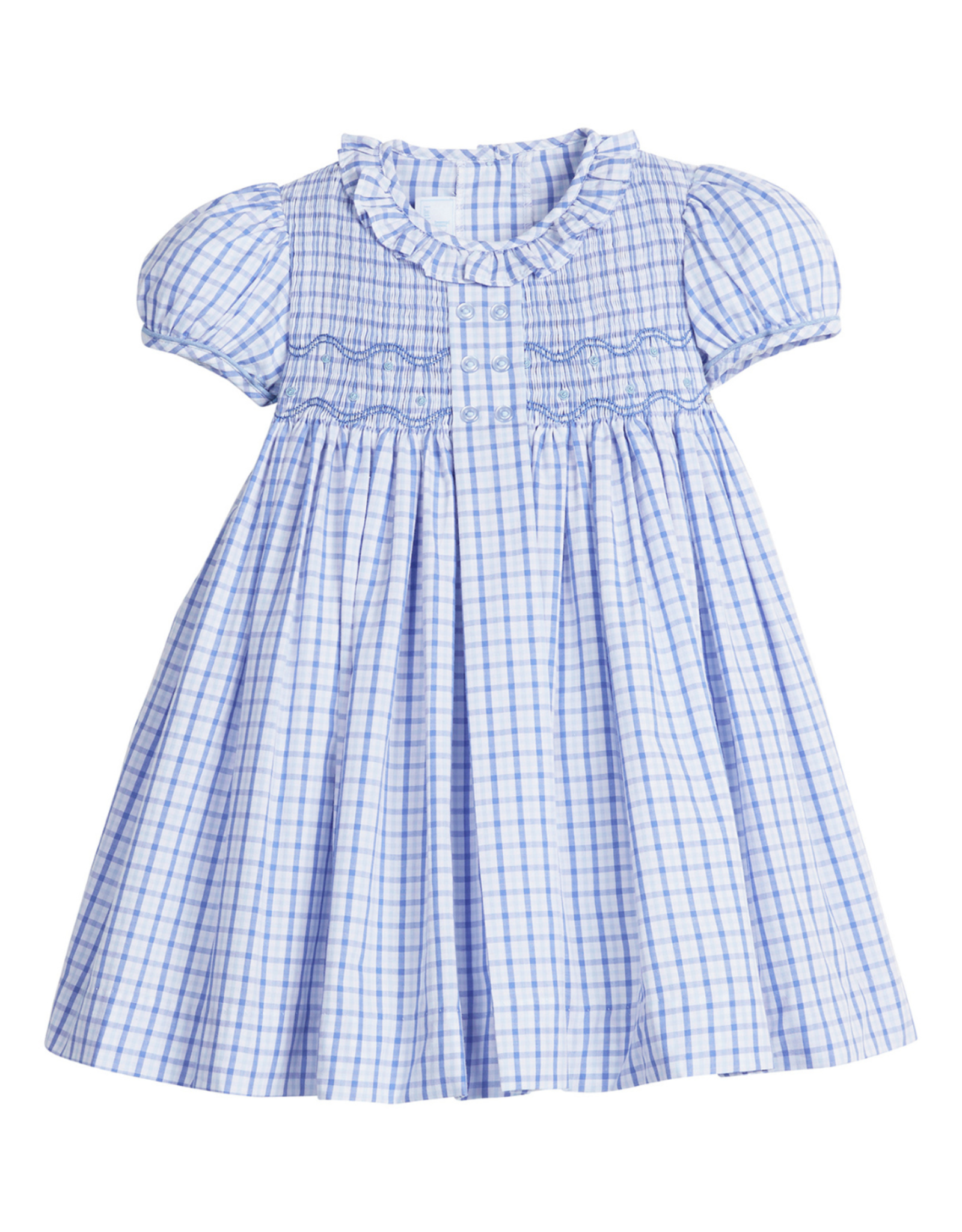 Little English Smocked Bridget Dress, Woodberry Plaid