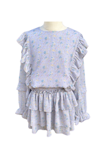 Pleat Charlie Dress Whimsy Purple