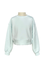 Pleat Darby Sweatshirt, Frost Cozy