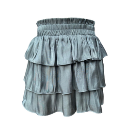 Pleat Luna Skirt, Fog