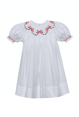 Remember Nguyen Cate Bishop Dress, Smocked Christmas Ribbons
