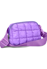 Iscream Lavender Shiny Puffer Belt Bag