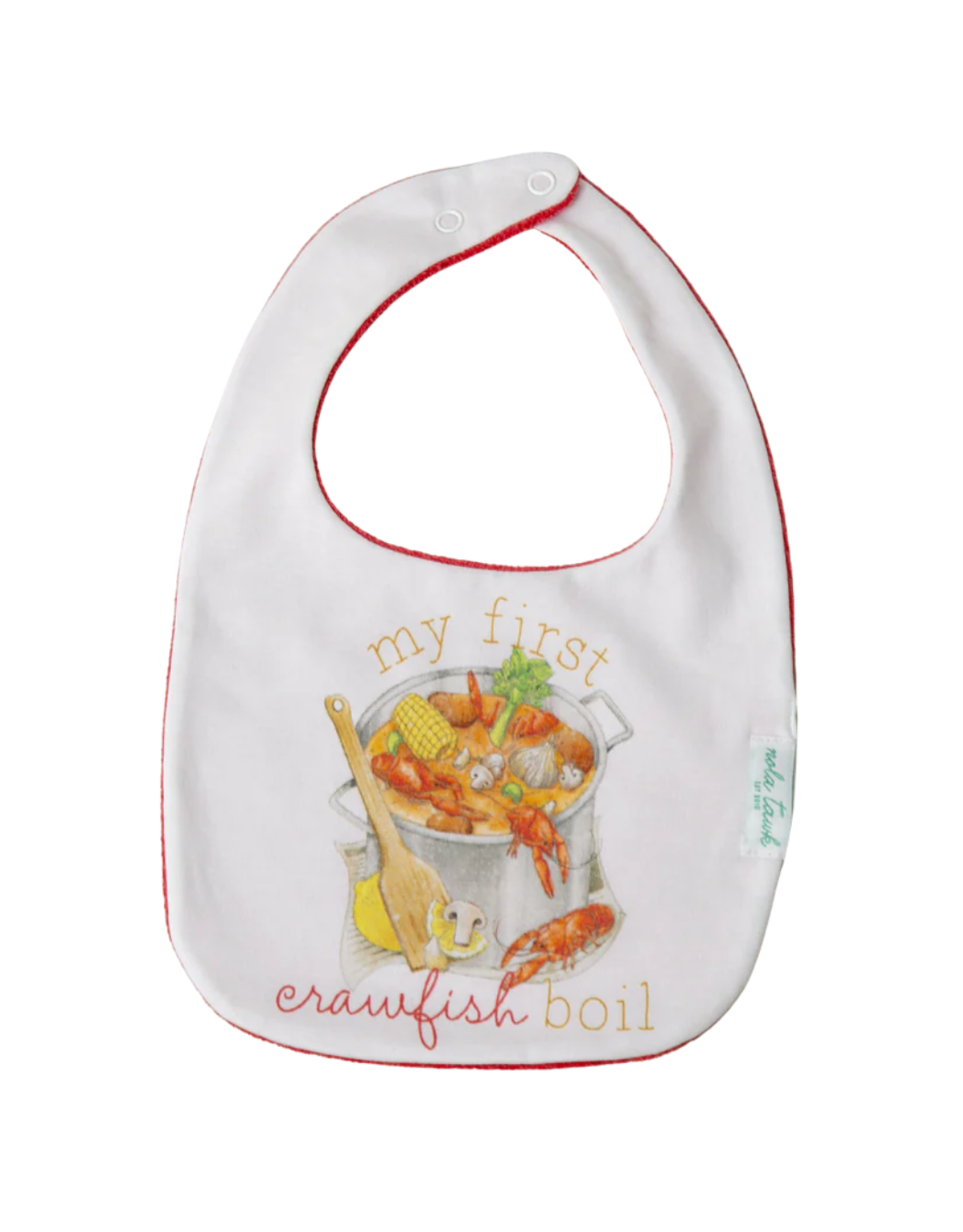Nola Tawk My First Crawfish Boil Cotton Bib