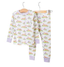 Nola Tawk Mascot Mania in Louisiana Organic Cotton Pajama Set