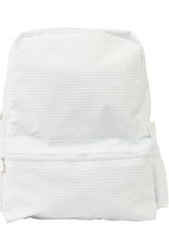 Apple of My Isla The Backpack, Light Blue Stripe