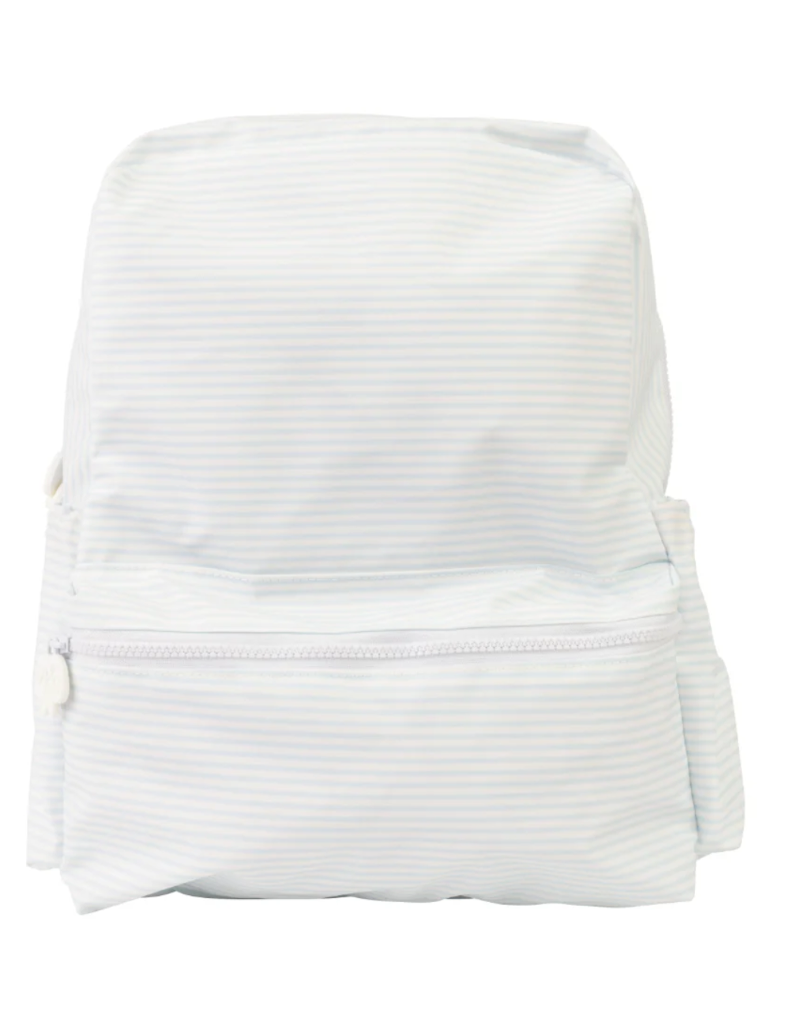 Apple of My Isla The Backpack, Light Blue Stripe