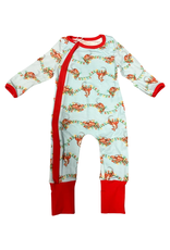 Nola Tawk Twinkling Tails Organic Cotton Zip-Up Pajamas