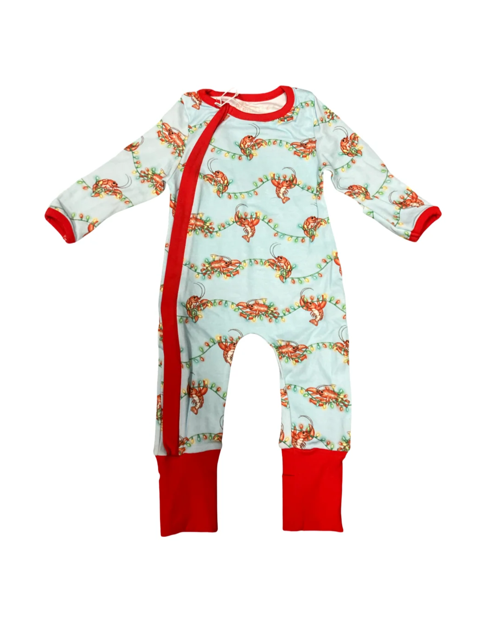 Nola Tawk Twinkling Tails Organic Cotton Zip-Up Pajamas