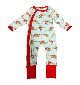 Nola Tawk Twinkling Tails Organic Cotton Zip-Up Pajamas