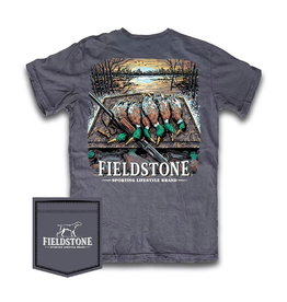Fieldstone Youth SS Tee Mallard Spread, Anchor Slate